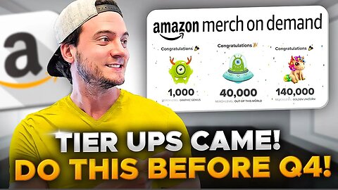 Tier Ups Came! DO THIS NEXT = 💸💸💸 #AmazonMerch