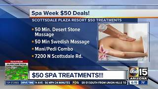 Get $50 spa treatments during Spa Week