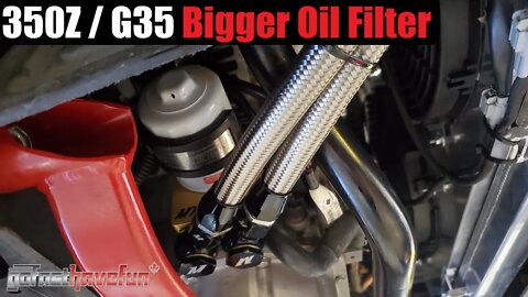 Nissan 350Z / Infiniti G35 Larger Oil Filter (K&N HP-1010) | AnthonyJ350