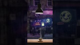 Rainy Night Jazz Coffee Shop Ambience ☕ Relaxing Piano Jazz #Shorts 03