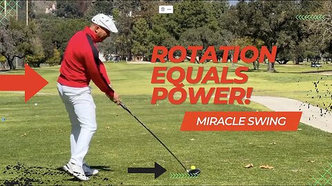 Use ROTATION for 300+ Yards, a Powerful and Effortless Golf Swing!