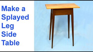 Make a Splayed Leg Side Table