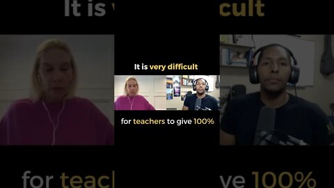 Can teachers give their 100%?