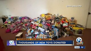 Thousands of new toys donated in Delray Beach