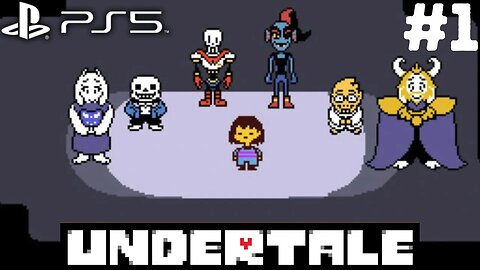 Undertale Gameplay Walkthrough Part 1 | PS5, PS4 | 4K HDR (No Commentary Gaming)