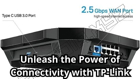 Unleash the Power of Connectivity with TP-Link AX6000 WiFi 6 Router!