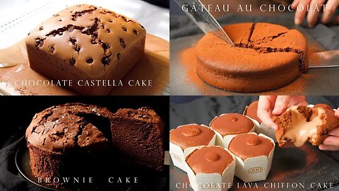 最受歡迎的巧克力蛋糕合集┃Most popular chocolate cake collection