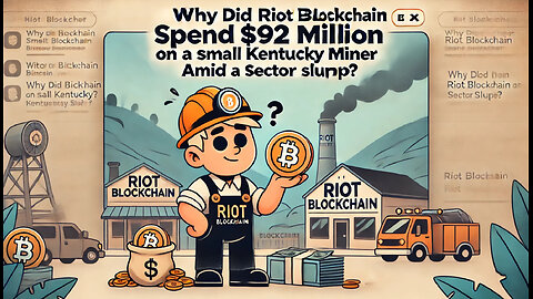 Why Did Riot Blockchain Spend $92 Million on a Small Kentucky Miner Amid a Sector Slump?