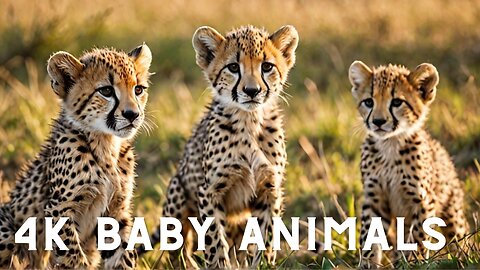 Baby Animals in Their Natural Habitat | Stunning 4K Footage