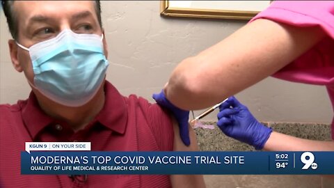 Tucson makes up largest group of COVID-19 vaccine trial participants in Moderna study