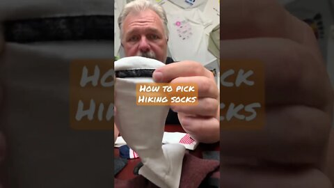 Part 2 How to pick hiking socks for no blisters #shorts
