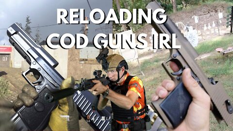 Man VS Machine - Real Life Operator Reloads VS Call of Duty Warzone