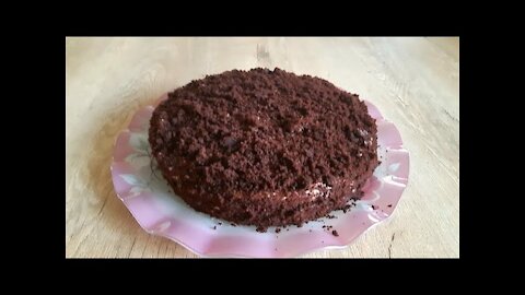 Chocolate Cake Without a Mixer🍰