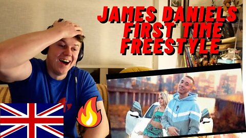 🇬🇧James Daniels - First Time Freestyle (Official Video) | ((IRISH GUY INSANE REACTION!!))