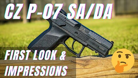 CZ P-07 First Look Impressions #czlife #czp07 #firstlook