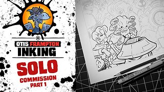 Inking A Solo: A Star Wars Story Commission! - Part 1