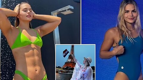 Glamorous Olympics swimmer who went viral shocks the world with a surprise