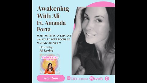 WAIT, WHAT IS AN EXPLANT&COULD YOUR BOOBS BE MAKING YOU SICK?! w/ HOLISTIC BEAUTY COACH AMANDA PORTA