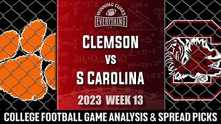 Clemson vs South Carolina Picks & Prediction Against the Spread 2023 College Football Analysis