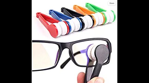 Mini Sun Glasses Eyeglass Microfiber Spectacles Cleaner Soft Brush