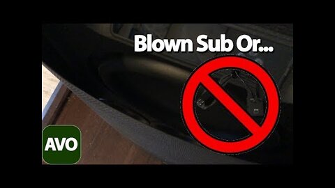 Blown SVS PB4000 Subwoofer Or