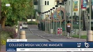 In-Depth: Colleges weigh COVID-19 vaccine mandate