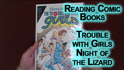 Reading Comic Books: Trouble with Girls, Night of the Lizard: Jacobs, Jones, Marvel/Epic Comics ASMR