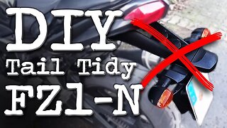 DIY 'Tail Tidy' on the CHEAP!! Yamaha FZ1-N