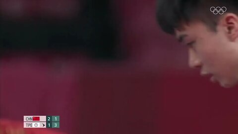 Fan Zhendong vs Lin Yun Ju SF Tokyo 2020 Olympic Highlights 8