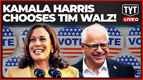 TIM WALZ IS OFFICIALLY KAMALA HARRIS’S RUNNING MATE. Trump Launches INSANE Racist Attack On Kamala.