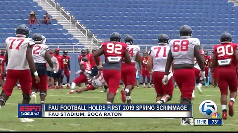 FAU first spring scrimmage 3/30