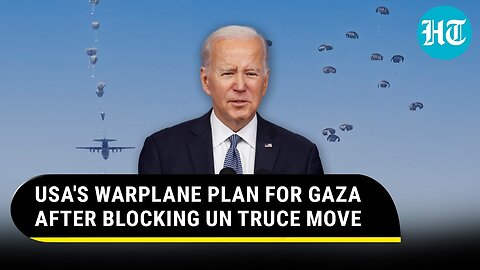 Not Just Spy Drones, USA To Fly Military Planes Over Gaza For…: Biden Mulls New Strategy | Israel