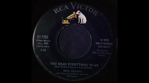 Neil Sedaka With Stan Applebaum and His Orchestra – You Mean Everything to Me