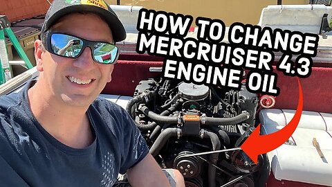 How To Change Mercruiser 4.3 Engine Oil