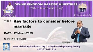 Key factors to consider before marriage (12/03/23)