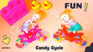 SATISFYING VIDEO | YAMMY CANDY CYCLE TOYS