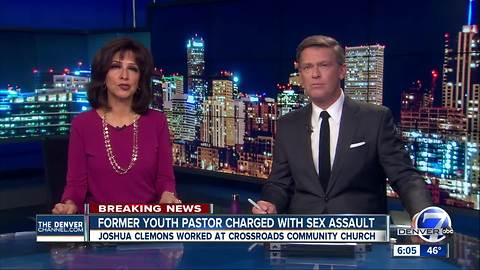 Former youth pastor at Crossroads Community Church faces sexual assault on child charges