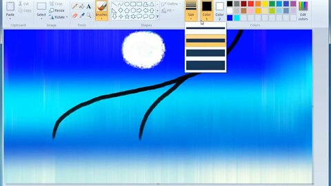 how to draw a computer in Ms paint | Ms paint drawing