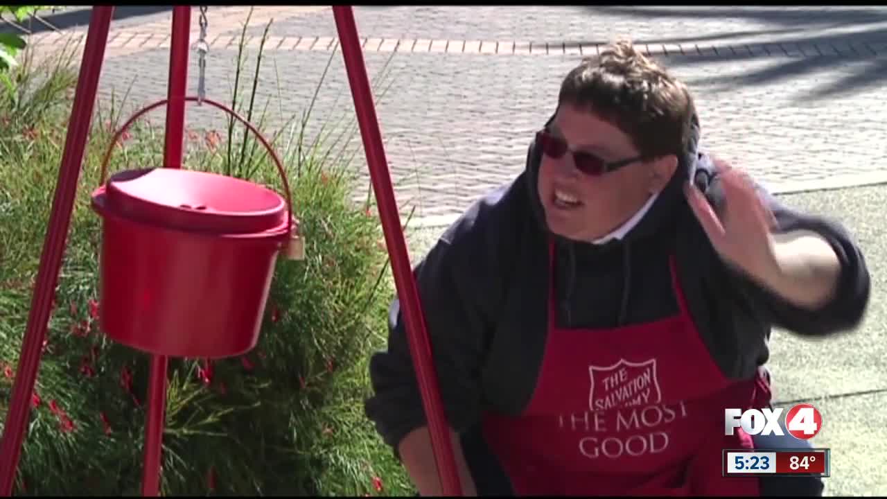 Salvation Army adds QR codes to red kettle