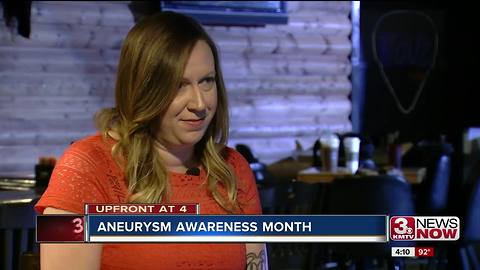 Aneurysm survivor shares her story