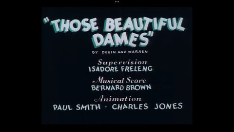 1934, 11-10, Merrie Melodies, Those beautiful dames