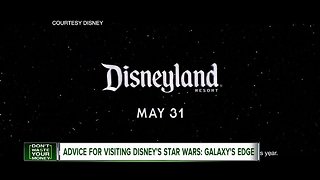 Advice for visiting Star Wars: Galaxy's Edge