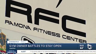Ramona gym owner battles to stay open despite county health order to close