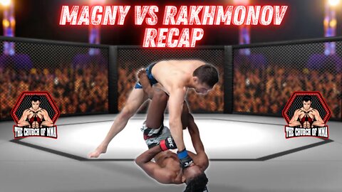 SHAVKOT RAKHMONOV ABSOLUTELY DESTROYS NEIL MAGNY and SUBMITS HIM in the 2nd RD!