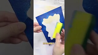 DIY 3D Starry Sky | Easy Paper Craft Idea #shorts