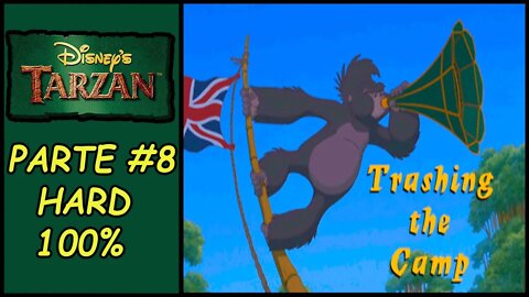 [PS1] - Disney's Tarzan - [Parte 8 - Trashing The Camp - 100% - HARD]