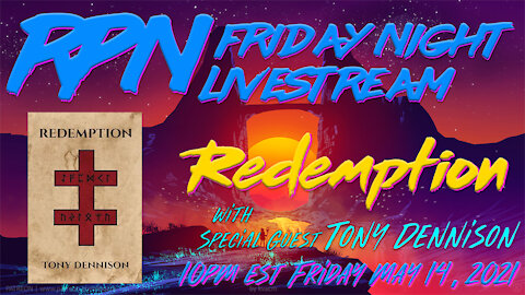 Author Tony Dennison tonight on Friday Night Livestream