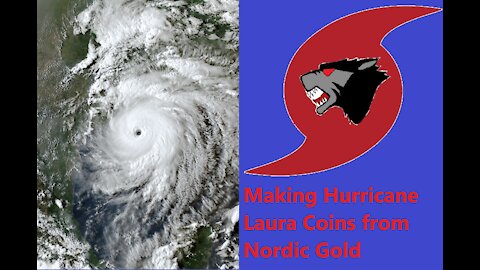 Nordic Gold Meltdown, #HurricaneLaura, #CustomCoins #3dPrinted, Thewulf56, Hurricane Laura Coins