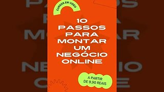 10 Passos Rumo ao Sucesso no Negócio Online. #curso #negociosonline