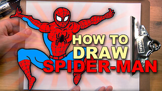 How To Draw SPIDER-MAN • Draw With Charles Web Series